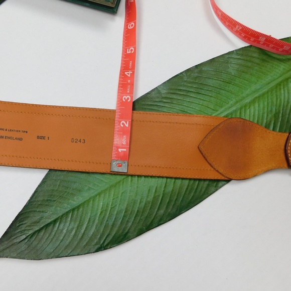 A Classic - Cable & Co. Leather/Linen Belt Size 1 - Picture 8 of 8